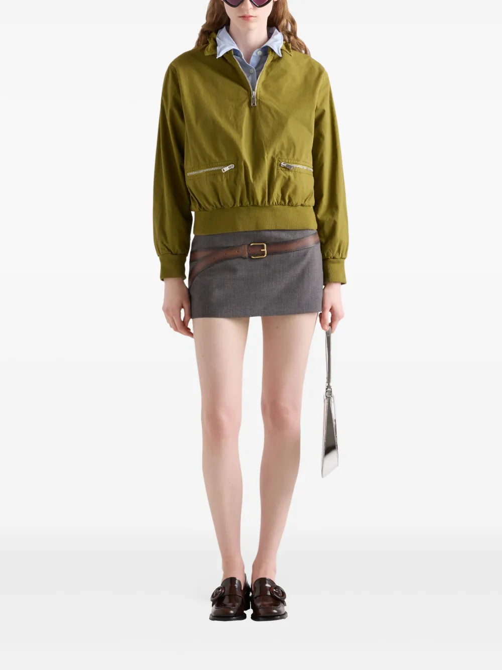 Veste en popeline