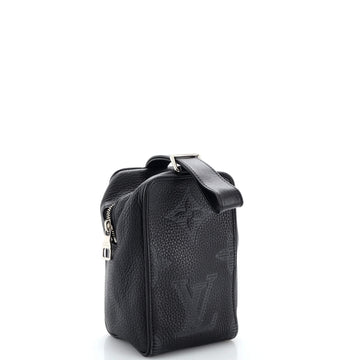 Louis Vuitton Wash Pouch Monogram Shadow Giant Taurillon Leather