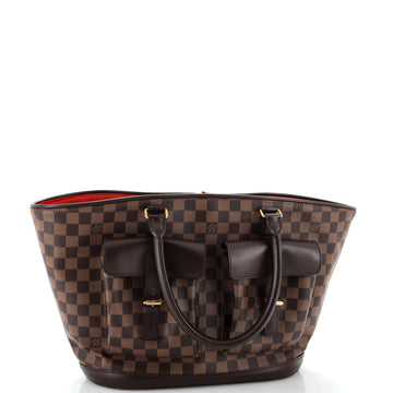 Louis Vuitton Manosque Handbag Damier GM