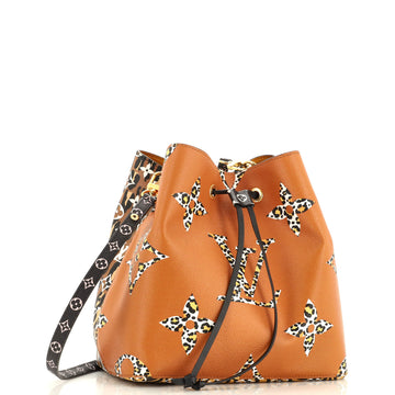 Louis Vuitton NeoNoe Handbag Limited Edition Jungle Monogram Giant
