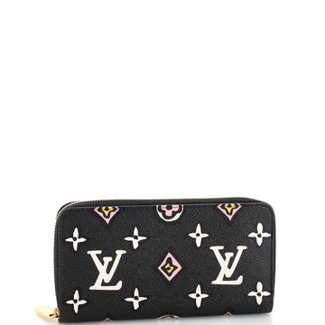Louis Vuitton Zippy Wallet Wild at Heart Monogram Giant