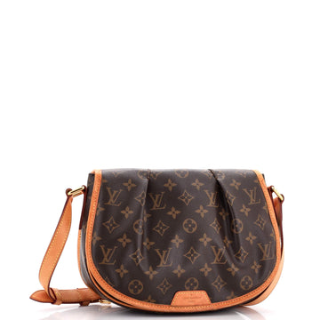 Louis Vuitton Menilmontant Handbag Monogram Canvas PM