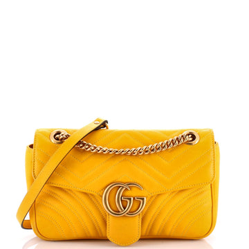 VS Marmont Flap Bag Matelasse Leather Medium