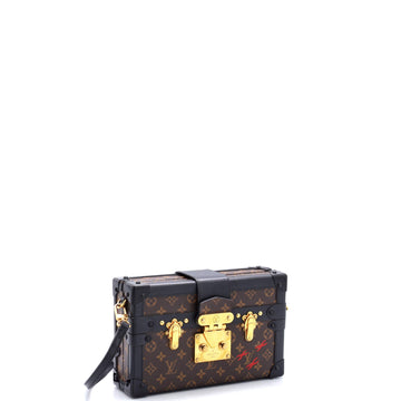 Louis Vuitton Petite Malle Handbag Monogram Canvas