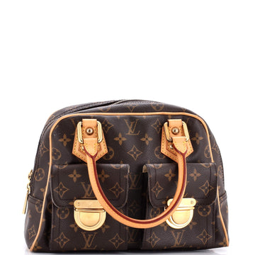 Louis Vuitton Manhattan Handbag Monogram Canvas PM