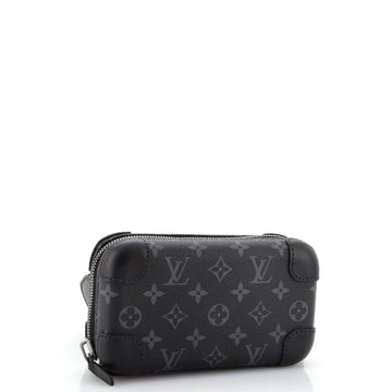 Louis Vuitton Horizon Clutch Monogram Eclipse Canvas