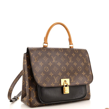 Louis Vuitton Marignan Handbag Monogram Canvas with Leather