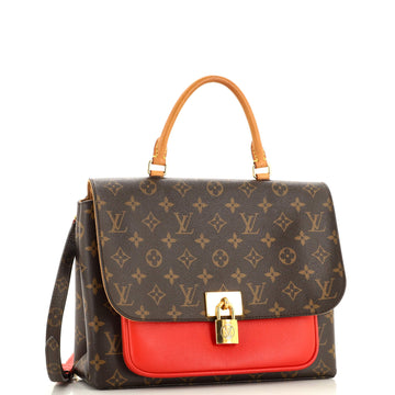 Louis Vuitton Marignan Handbag Monogram Canvas with Leather