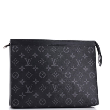 Louis Vuitton Pochette Voyage Monogram Eclipse Canvas MM