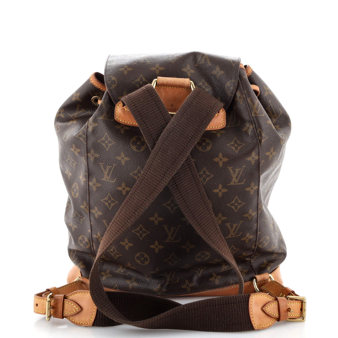 Louis Vuitton Vintage Montsouris Backpack Monogram Canvas GM