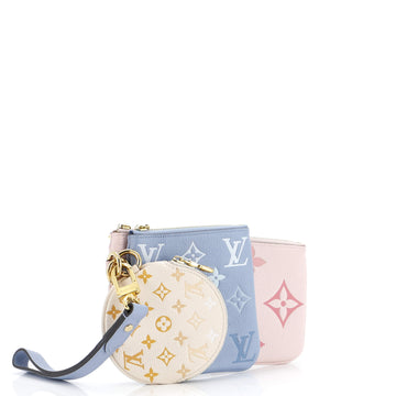 Louis Vuitton Trio Pouch Set By The Pool Monogram Empreinte Giant
