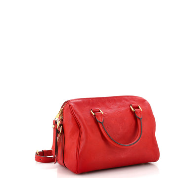 Louis Vuitton Speedy Bandouliere Bag Monogram Empreinte Leather 25