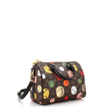 Louis Vuitton Speedy Bandouliere Bag Limited Edition Fornasetti Cameo Monogram Canvas 25