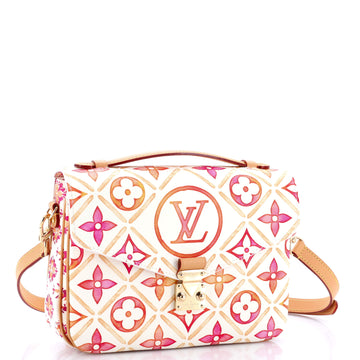Louis Vuitton Pochette Metis Monogram Tile Canvas MM
