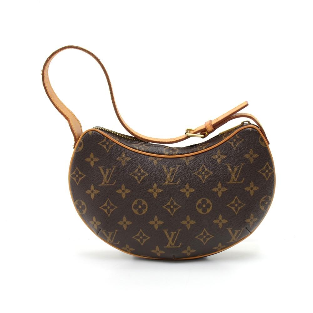 Louis Vuitto Pochette Croissant PM Monogram Canvas Shoulder Bag