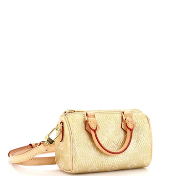 Louis Vuitton Speedy Bandouliere Bag Monoglam Jacquard Canvas Nano