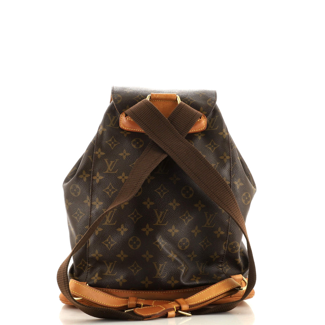 Louis Vuitton Vintage Montsouris Backpack Monogram Canvas GM
