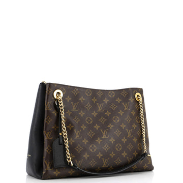 Louis Vuitton Surene Handbag Monogram Canvas with Leather MM