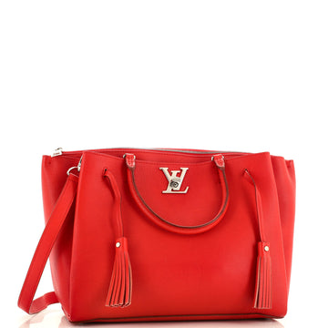 Louis Vuitton Lockmeto Handbag Leather