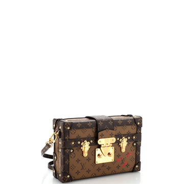 Louis Vuitton Petite Malle Handbag Reverse Monogram Canvas