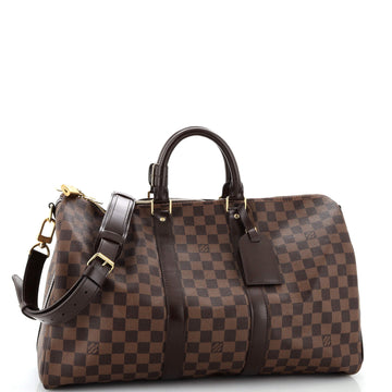 Louis Vuitton Keepall Bandouliere Bag Damier 45