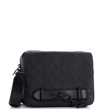 Louis Vuitton Steamer Messenger Bag Monogram Taurillon Leather