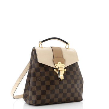 Louis Vuitton Clapton Backpack Damier and Leather