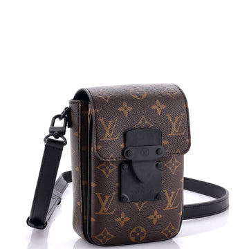 Louis Vuitton S Lock Vertical Wearable Wallet Macassar Monogram Canvas