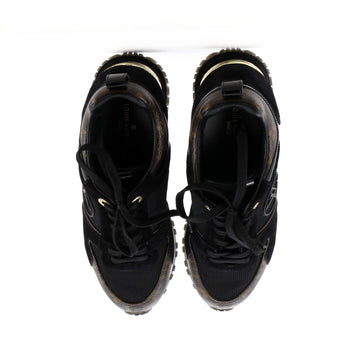 Louis Vuitton Women's Run Away Sneakers Mesh with Monogram Canvas and Suede