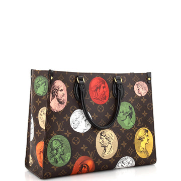 Louis Vuitton OnTheGo Tote Limited Edition Fornasetti Cameo Monogram Canvas MM