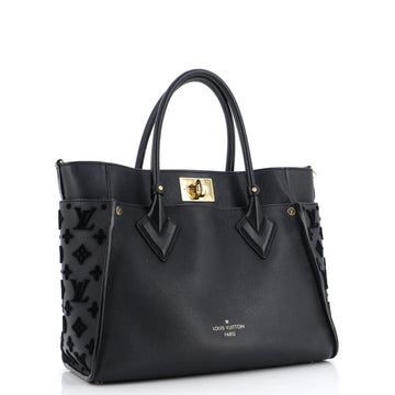 Louis Vuitton On My Side Tote Monogram Tuffetage Leather MM
