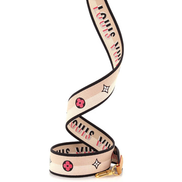 Louis Vuitton Logo Shoulder Strap Jacquard Wide