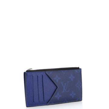 Louis Vuitton Coin Card Holder Monogram Taigarama