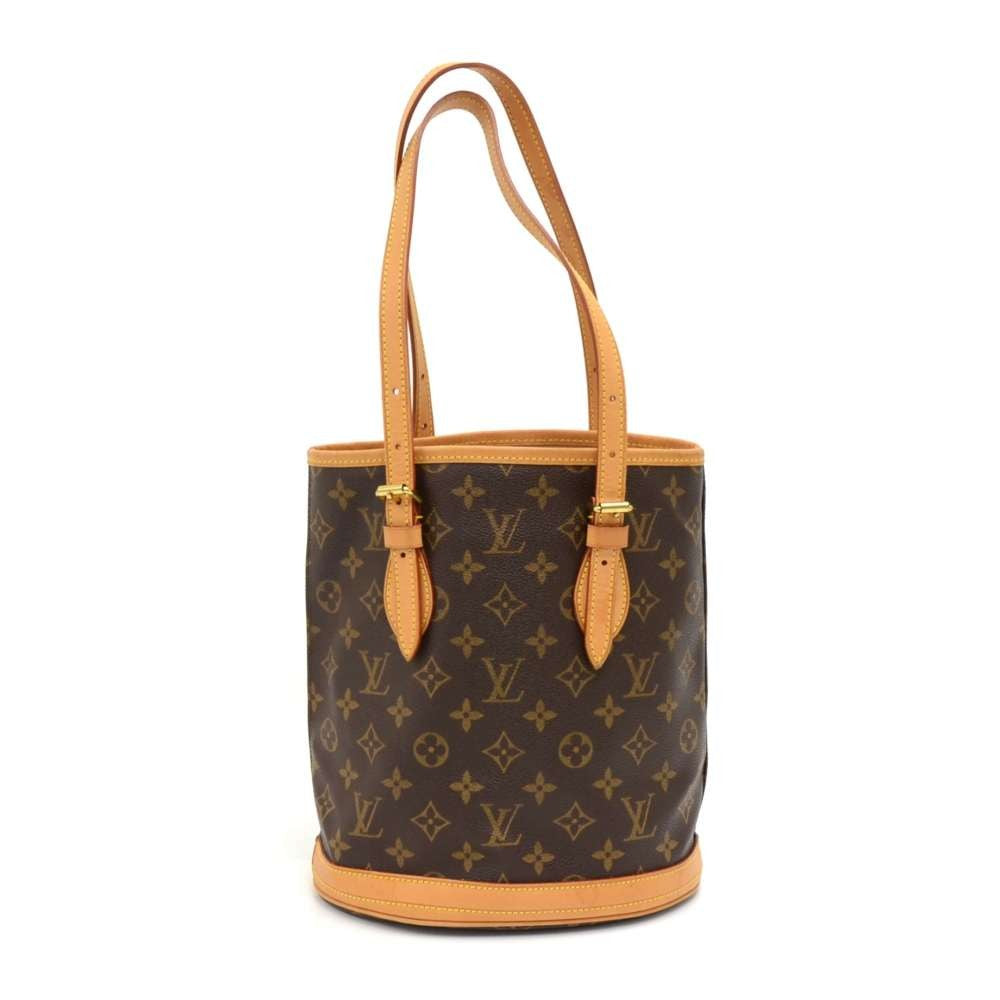 Louis Vuitto Bucket PM Monogram Canvas Shoulder Bag