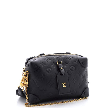 Louis Vuitton Petite Malle Souple Handbag Monogram Empreinte Leather