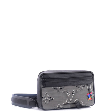 Louis Vuitton Expandable Messenger Bag Limited Edition 2054 Monogram Textile