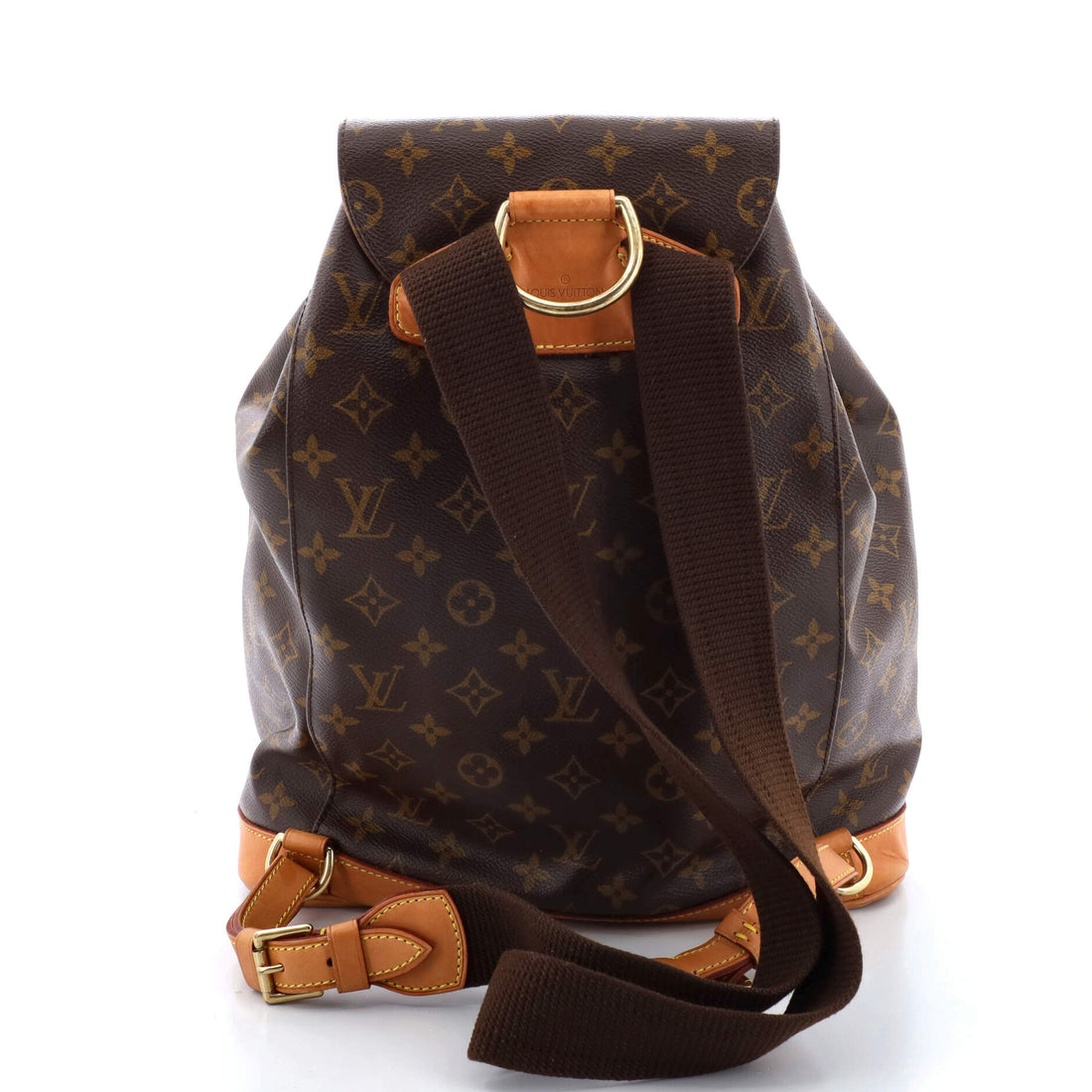 Louis Vuitton Vintage Montsouris Backpack Monogram Canvas GM