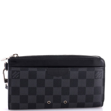 Louis Vuitton Zippy Dragonne Wallet Damier Graphite