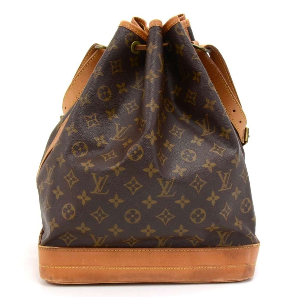 Louis Vuitto Noe Monogram Canvas Large Shoulder Bag
