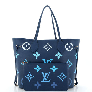 Louis Vuitton Neverfull NM Tote Degrade Monogram Empreinte Giant MM