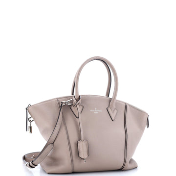 Louis Vuitton Soft Lockit Handbag Leather PM