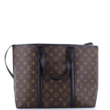 Louis Vuitton Weekend Tote Macassar Monogram Canvas PM
