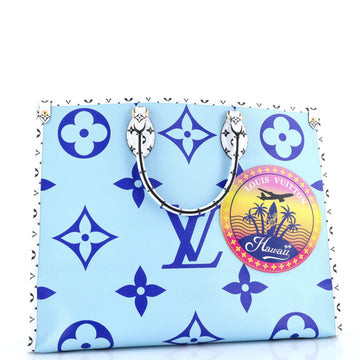 Louis Vuitton OnTheGo Tote Limited Edition Cities Colored Monogram Giant GM