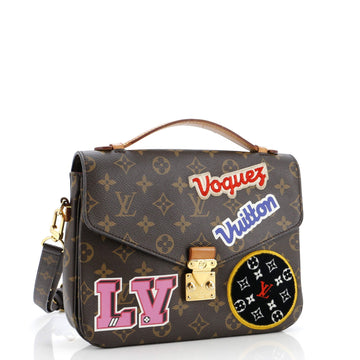 Louis Vuitton Pochette Metis Limited Edition Patches Monogram Canvas