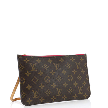 Louis Vuitton Neverfull Pochette Monogram Canvas Large