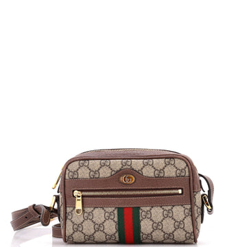 Ophidia Shoulder Bag VS Coated Canvas Mini