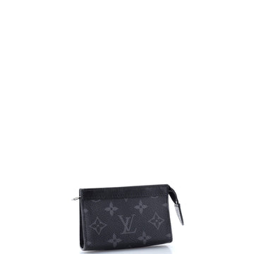 Louis Vuitton Voyage Key Pouch Monogram Eclipse Canvas