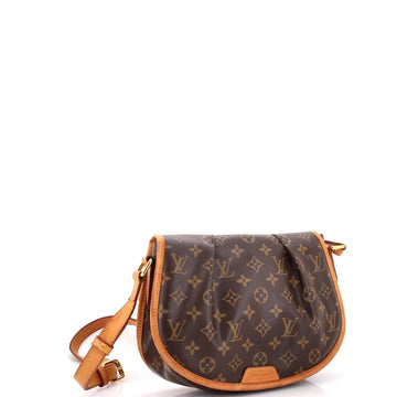 Louis Vuitton Menilmontant Handbag Monogram Canvas PM