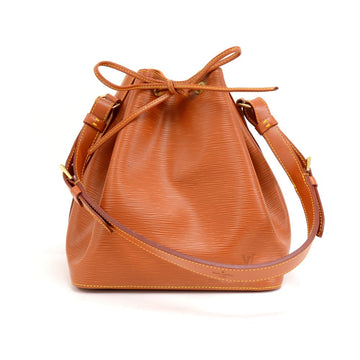 Louis Vuitto Petit Noe Orange Epi Leather Bag