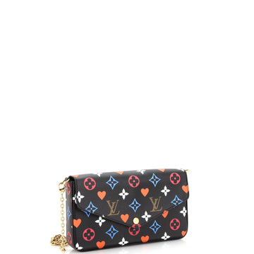 Louis Vuitton Felicie Pochette Limited Edition Game On Multicolor Monogram